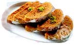 Milk cake from the best sweets shops in Chennai.