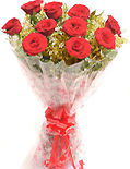 Small red roses bouquet for delivery in Chennai 