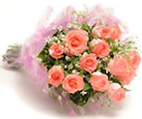 Pink roses Bouquet for Chennai delivery.