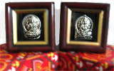 Gifts on Mothers Day with Silver Laxmi and Ganesha photo in frame