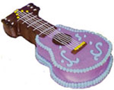 Send Cakes with 3Kg Guitar Shape Cake for Chennai Delivery.