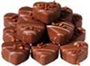 Assorted Premium Handmade Chocolates in Heart Shape with Almond and Cashew filling 1/2Kg