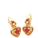 Jewelery Gift with 18-K-Gold-Earrings to Chennai Delivery