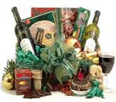 Basket Contains: AustralianRedWine 750 ml two Bottles, Assorted Chocolates, Danish Butter Cookies, Jam, Wafers, Biscuits, Cake, Cookies, one Bottle Olive, Choco Chips and Salted Almonds