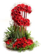 Send 50 Red Roses Designer Basket for Chennai Delivery.