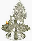 Diwali Gifts with Silver Diya 12Gms. to Chennai Delivery