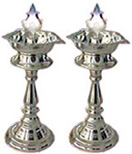 Diwali Gifts with 2Nos. Silver Diya to Chennai Delivery