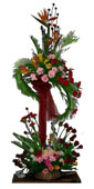 5ft.Two step Exotic Mixed Flowers Arrangement to Chennai delivery