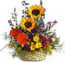 Christmas Gifts with Mixed Bright Flower Basket to Chennai Delivery
