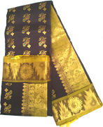 Mothers Day Gift with Cotton-Silk Sari for Chennai delivery