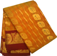 Mothers Day Gift with Silk Saree with matching blouse.
