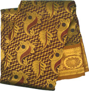 Maroon-Gold full work- Bridal Silk Saree.