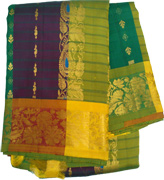 Mothers Day Gift with Silk Sari for Chennai Delivery