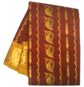 Mothers Day Gift with Kancheepuram Silk Sari for Chennai delivery