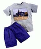 Blue pant and White pull over combination Cotton dress up to 9yrs Apparels Gifts to Chennai Delivery