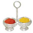 Cosmetic Gift With Silver Haldi and Kumkum Stand to Chennai Delivery