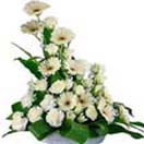 White Condolence flower Basket to Chennai Delivery