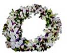Big wreath with white Orchids for Condolence to Chennai Delivery