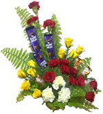 Send Mixed Flower Basket with Cadbury Chocolates to Chennai Delivery.