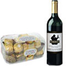 Combo Gifts with Champagne and Ferrero Rocher Box to Chennai Delivery