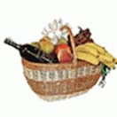 Get well Soon with Fruits 3Kgs. and red wine in a Basket to Chennai Delivery