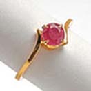 Jewelry Gift with Ring with Red Garnet to Chennai Delivery