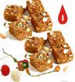 Rakhi Gifts with 1 Kg Assorted Sweets with Free Rakhi to Chennai Delivery
