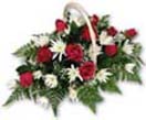 Wedding Gifts with Roses with Seasonal Flowers in a Basket to Chennai Delivery